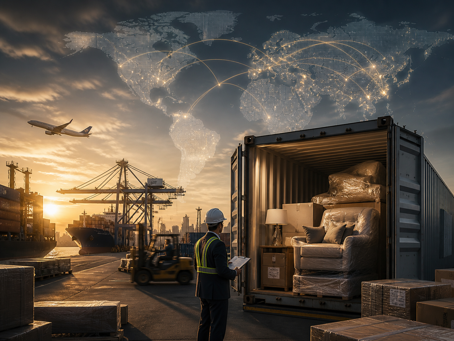 Global furniture sourcing and logistics